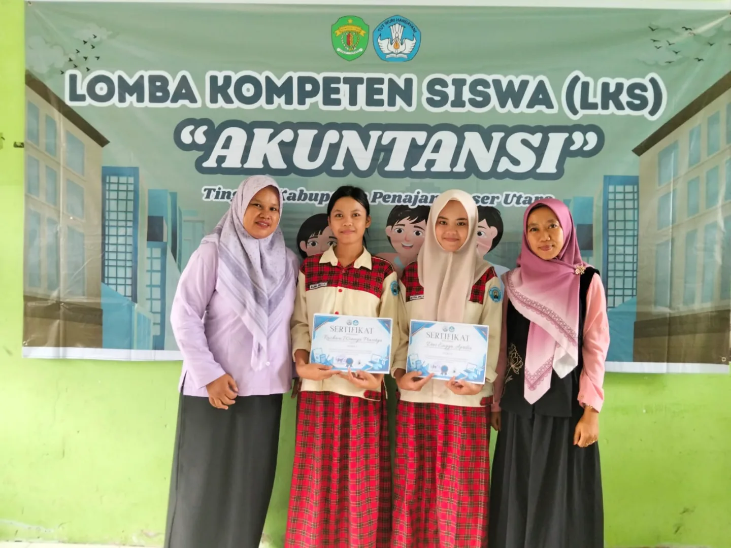 Sabet Juara 1 dan 2, SMK MUTU PPU Dominasi Lomba LKS Akuntansi tahun 2026 di SMK Pelita Gama PPU