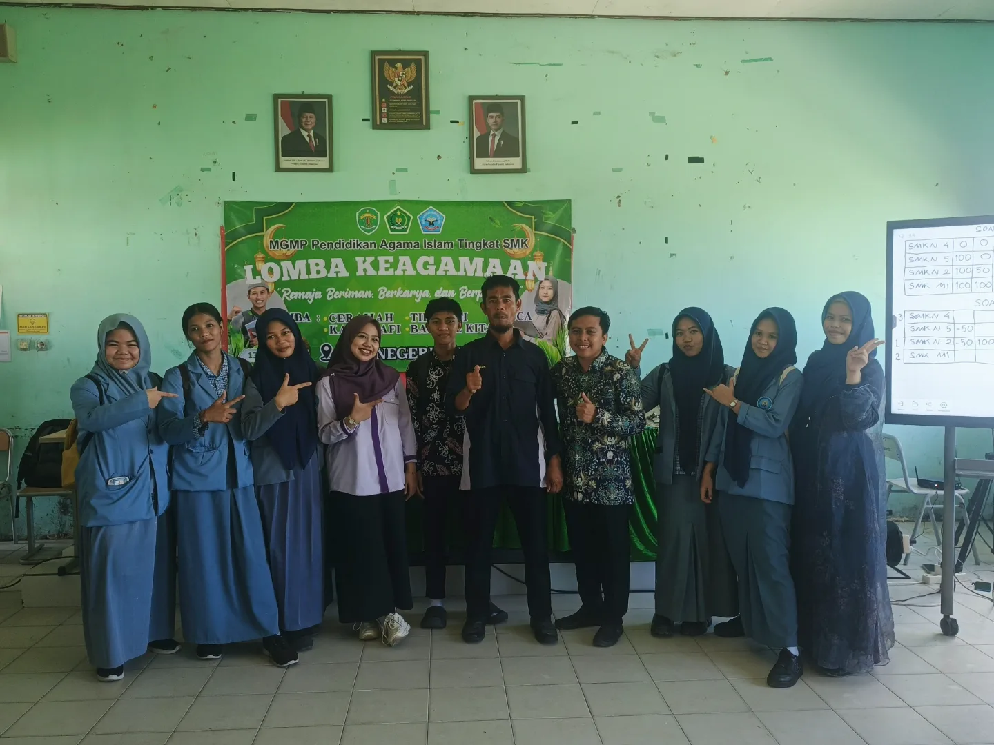 SMK MUTU PPU Raih Berbagai Prestasi dalam Ajang Lomba MGMP PAI Se-Kabupaten PPU