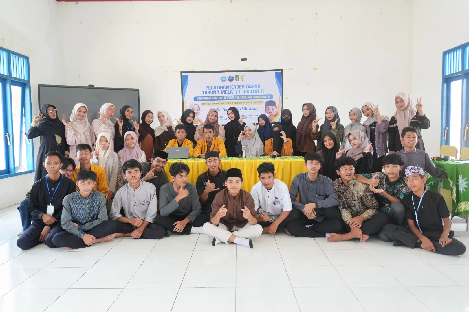 Sukses Digelar, Pelatihan Taruna Melati 1 IPM SMK MUTU dan SMP Muhammadiyah 2 Resmi Ditutup