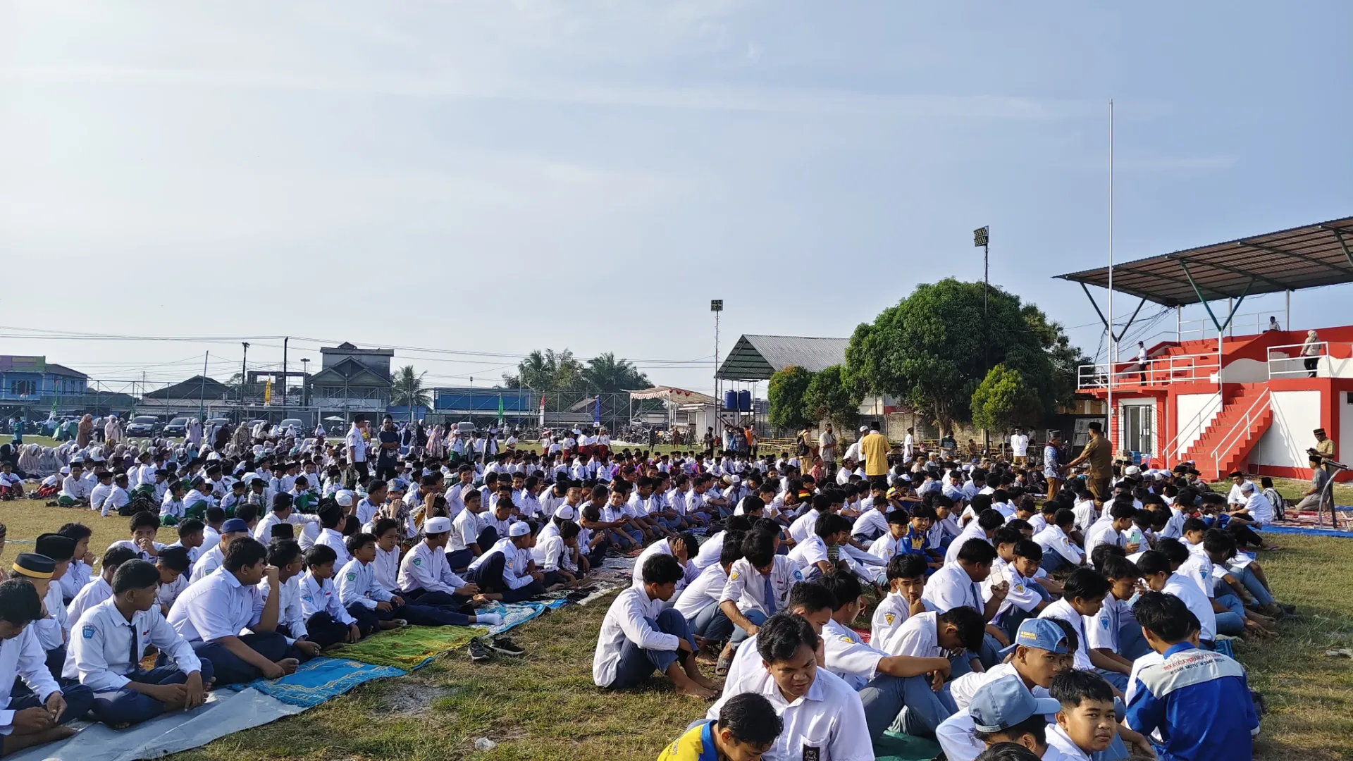 SMK MUTU PPU Turut Ambil Bagian dalam Pelaksanaan Salat Istisqa Tingkat Kecamatan Babulu